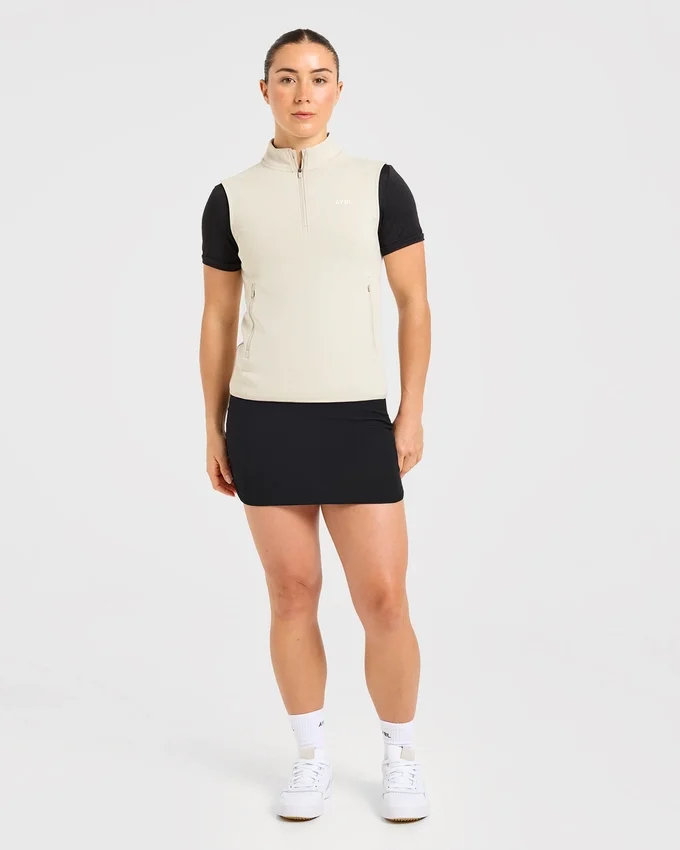 Klassiek vest met 1/4 ritssluiting