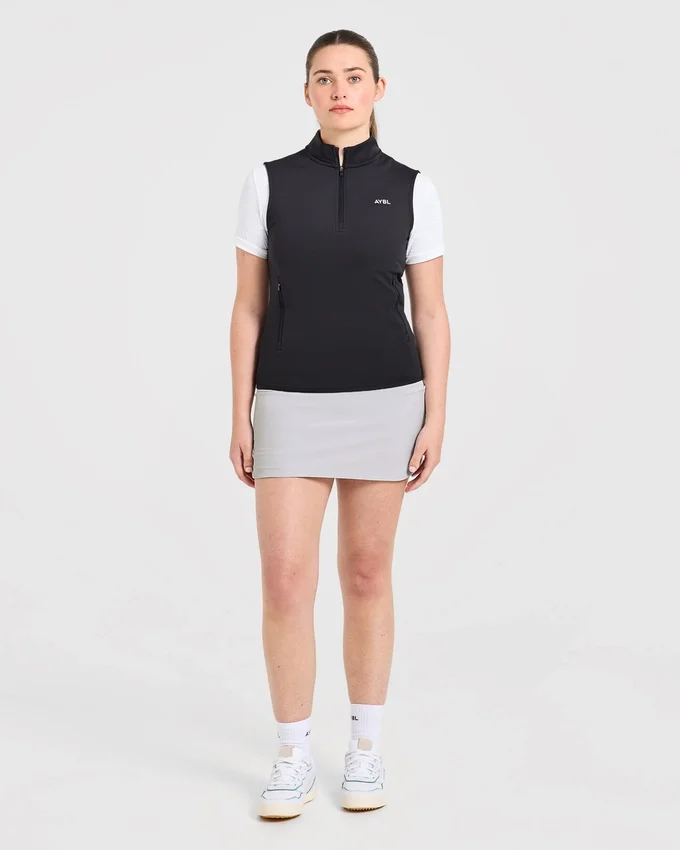 Klassiek vest met 1/4 ritssluiting