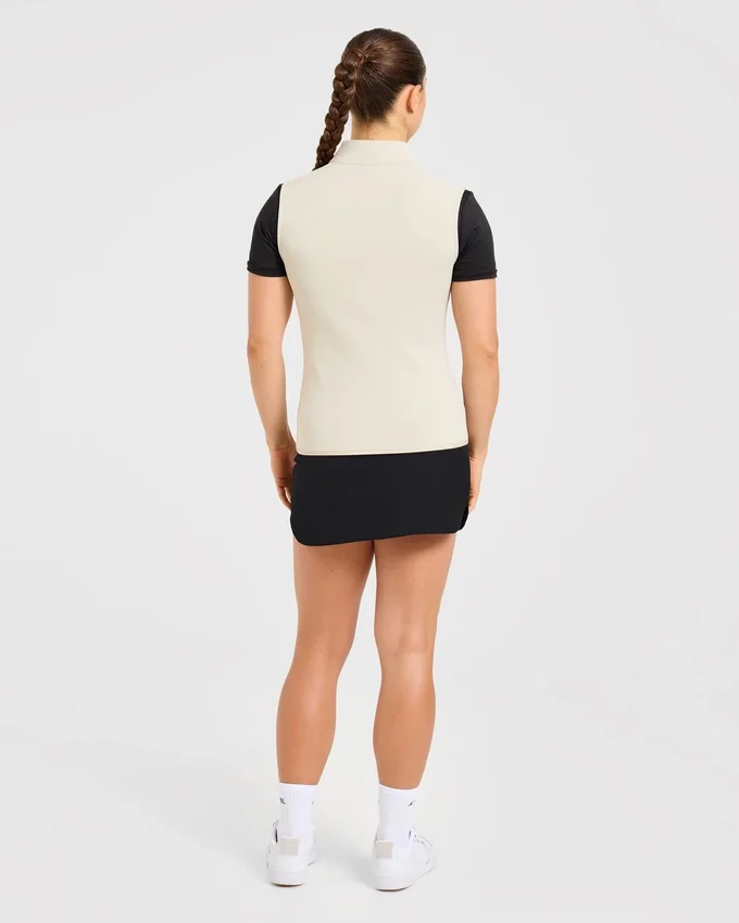 Klassiek vest met 1/4 ritssluiting