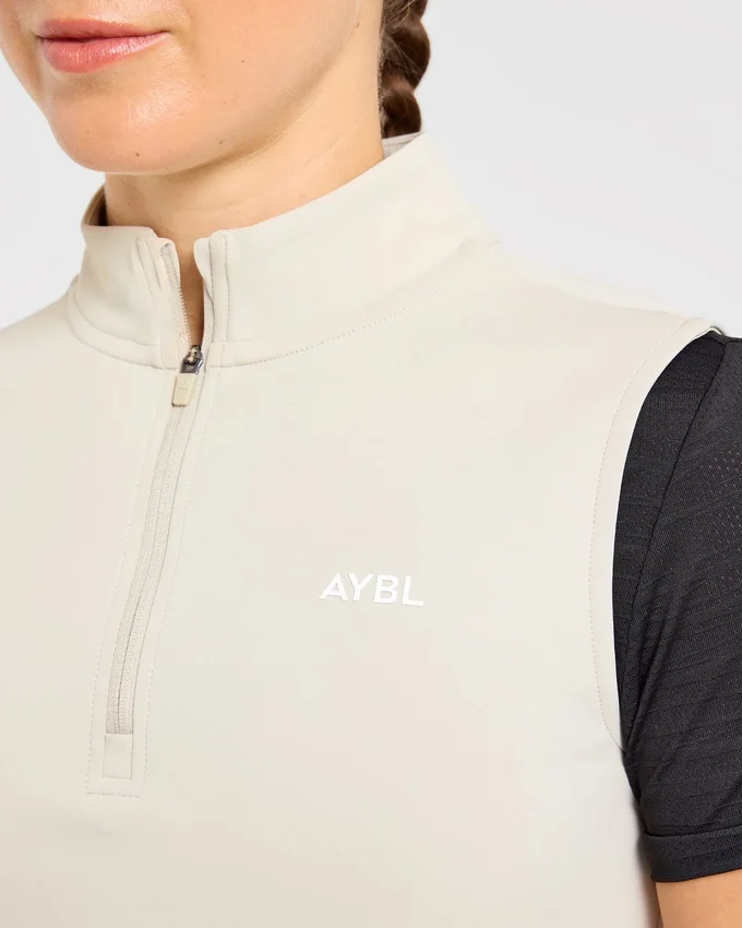 Klassiek vest met 1/4 ritssluiting