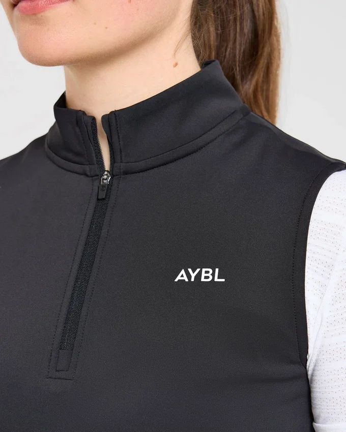 Klassiek vest met 1/4 ritssluiting
