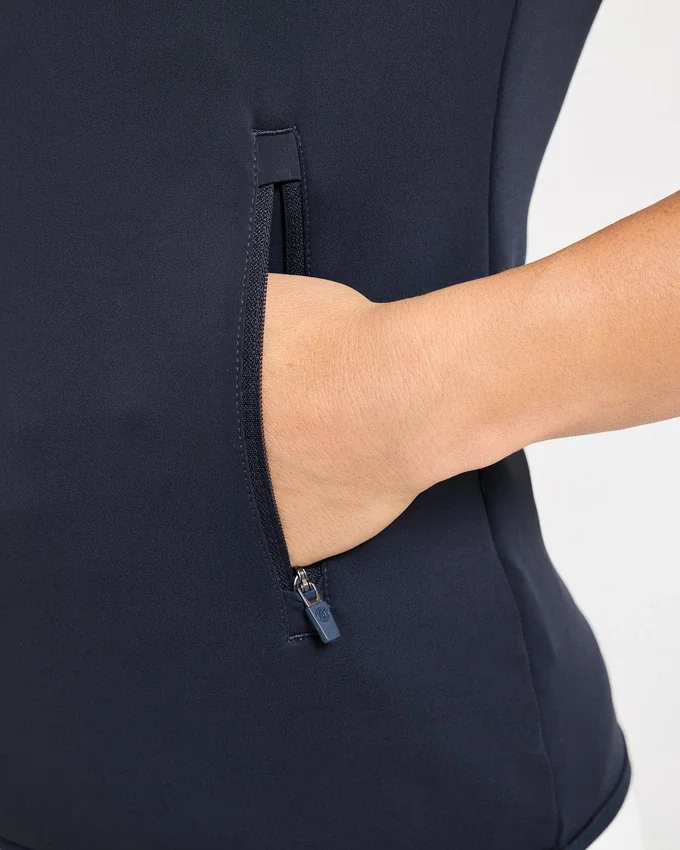 Klassiek vest met 1/4 ritssluiting