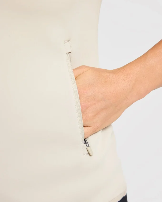 Klassiek vest met 1/4 ritssluiting