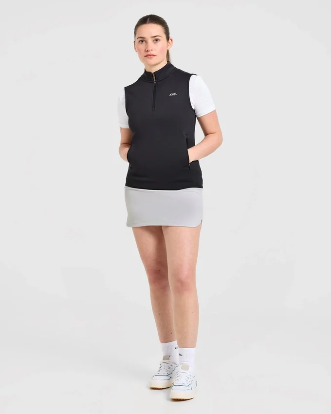 Klassiek vest met 1/4 ritssluiting