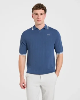Klassieke gebreide polo