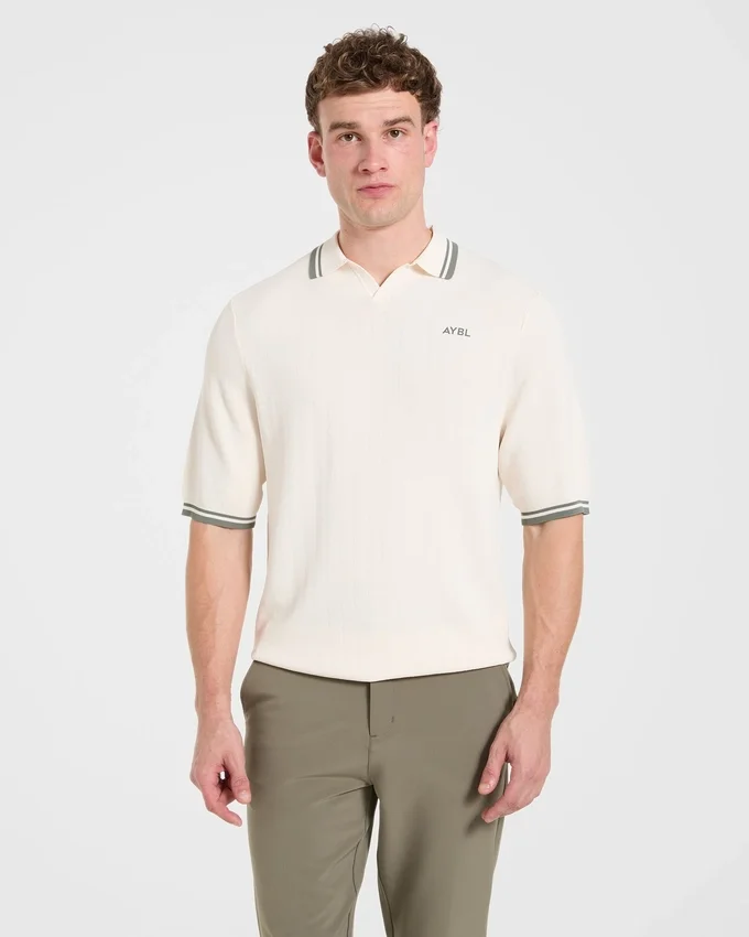 Klassieke gebreide polo