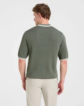 Klassieke gebreide polo