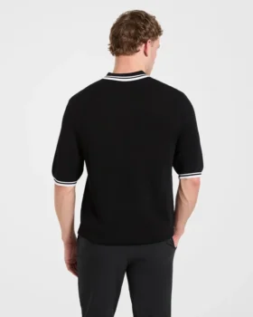 Klassieke gebreide polo