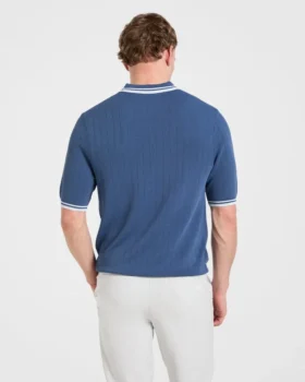 Klassieke gebreide polo