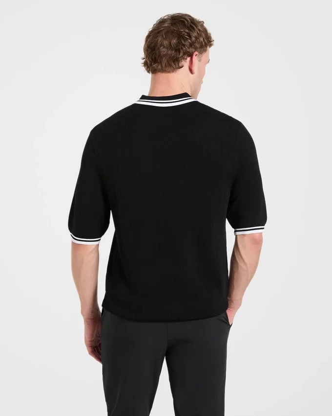 Klassieke gebreide polo