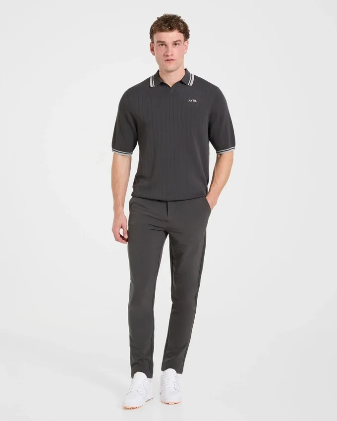 Klassieke gebreide polo