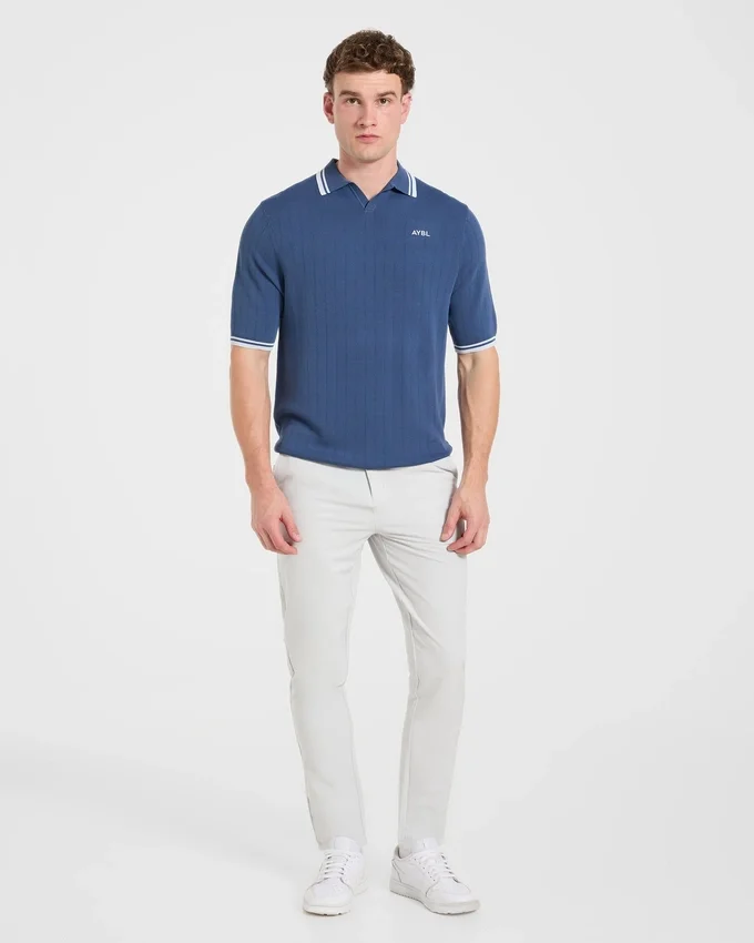 Klassieke gebreide polo