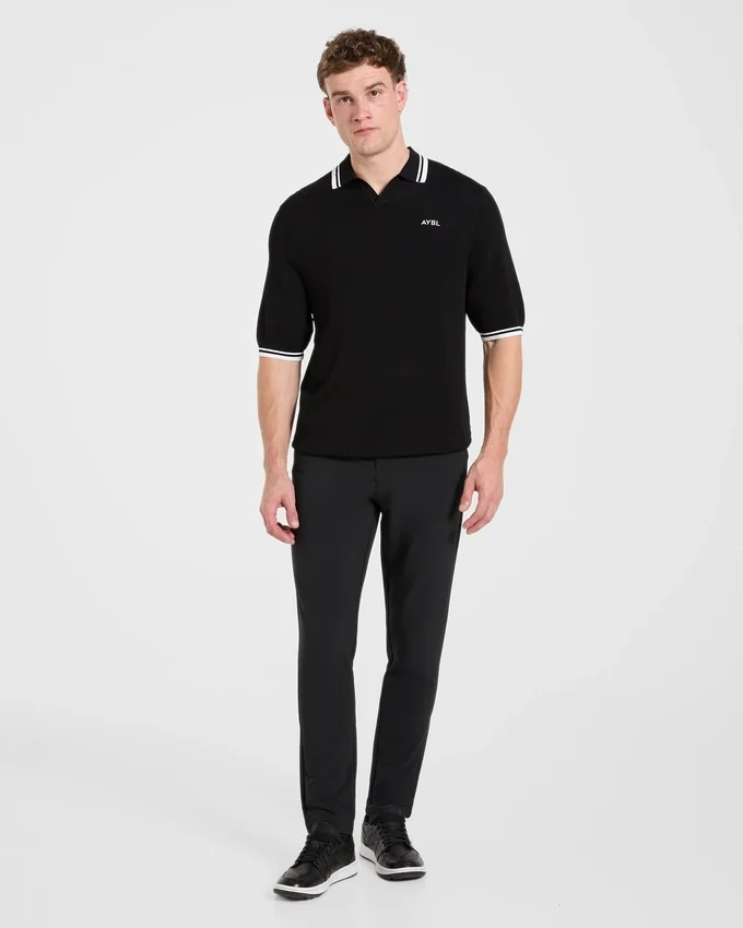 Klassieke gebreide polo
