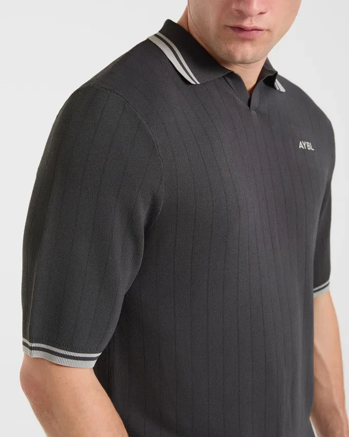 Klassieke gebreide polo