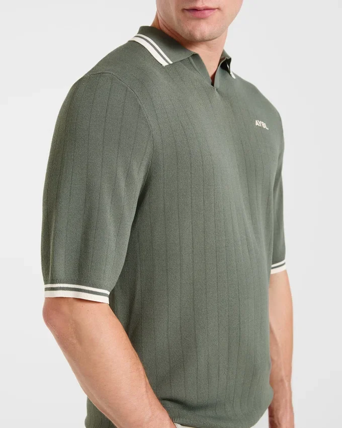 Klassieke gebreide polo