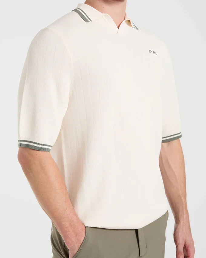 Klassieke gebreide polo