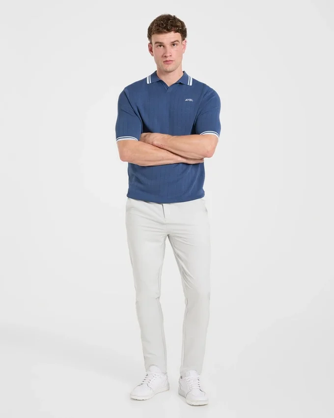 Klassieke gebreide polo