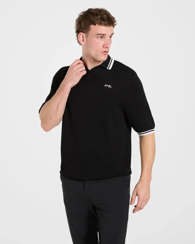 Klassieke gebreide polo