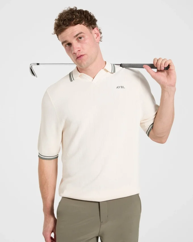 Klassieke gebreide polo