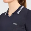 Klassieke gebreide polo met lange mouwen
