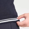 Klassieke gebreide polo met lange mouwen