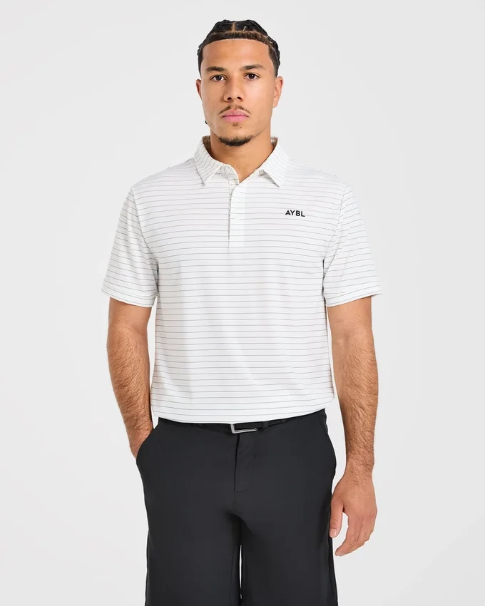 Klassieke gestreepte polo