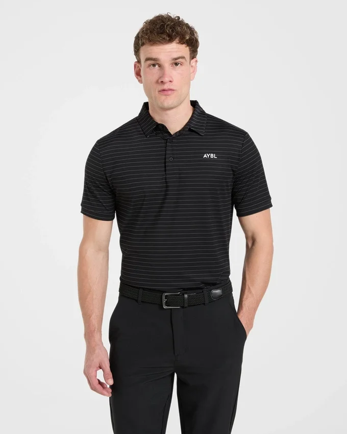 Klassieke gestreepte polo