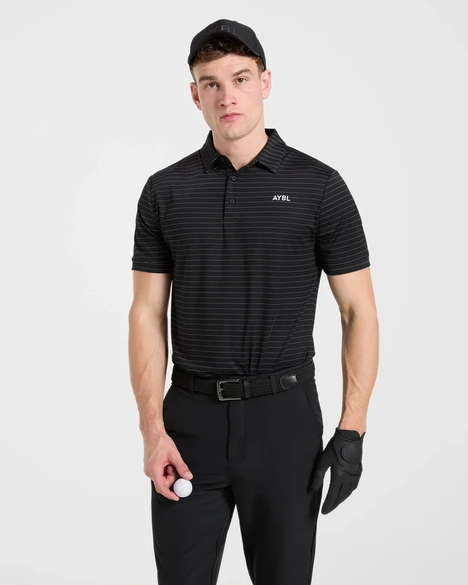 Klassieke gestreepte polo