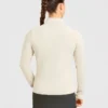 Klassieke pullover met 1/4 rits