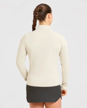 Klassieke pullover met 1/4 rits