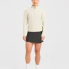 Klassieke pullover met 1/4 rits