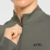 Klassieke pullover met 1/4 rits
