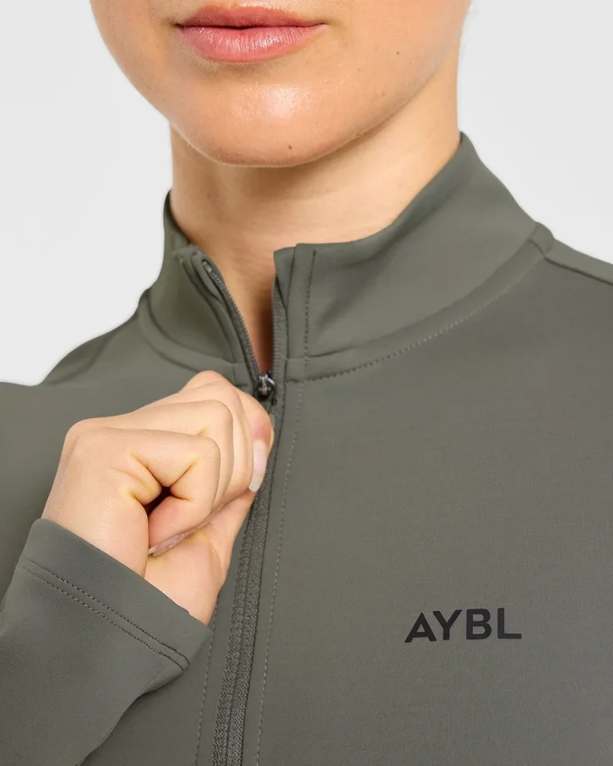 Klassieke pullover met 1/4 rits