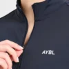 Klassieke pullover met 1/4 rits