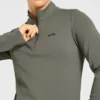 Klassieke pullover met 1/4 rits