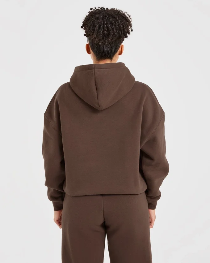 Klassieke, zachte oversized hoodie