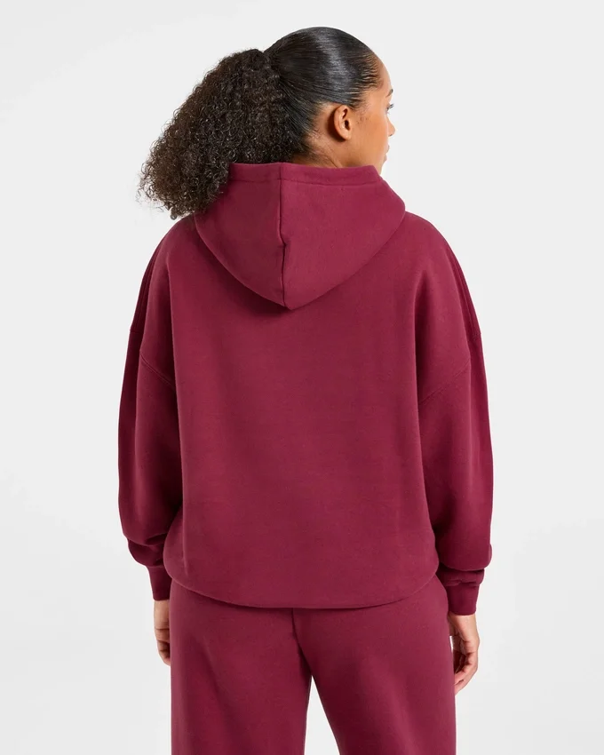 Klassieke, zachte oversized hoodie