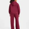 Klassieke, zachte oversized Joggingbroek met rechte pijpen