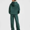 Klassieke, zachte oversized Joggingbroek met rechte pijpen