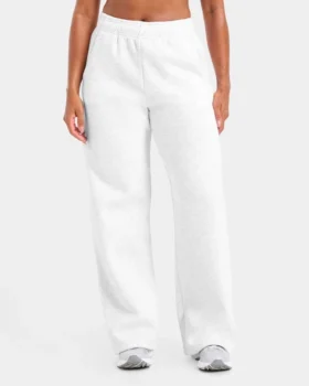 Klassieke, zachte oversized Joggingbroek met rechte pijpen