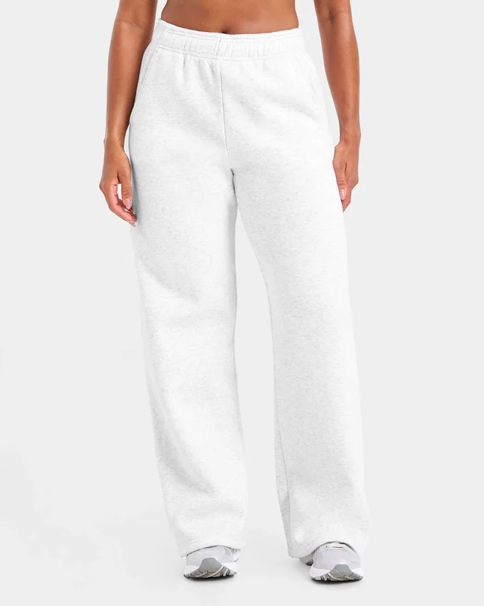 Klassieke, zachte oversized Joggingbroek met rechte pijpen