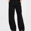Klassieke, zachte oversized Joggingbroek met rechte pijpen
