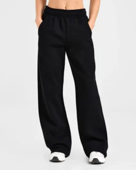 Klassieke, zachte oversized Joggingbroek met rechte pijpen