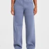 Klassieke, zachte oversized Joggingbroek met rechte pijpen