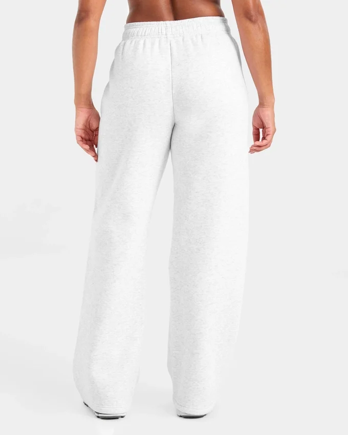 Klassieke, zachte oversized Joggingbroek met rechte pijpen