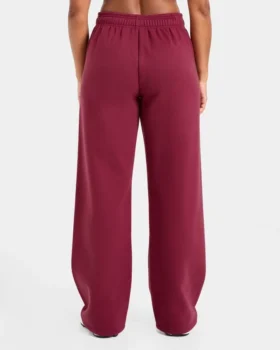 Klassieke, zachte oversized Joggingbroek met rechte pijpen
