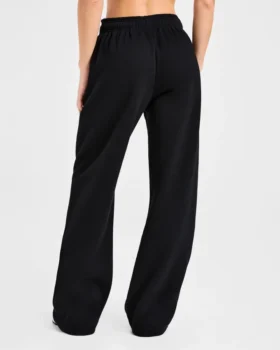 Klassieke, zachte oversized Joggingbroek met rechte pijpen