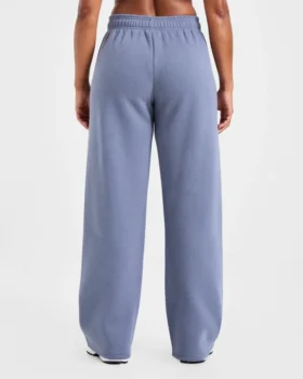 Klassieke, zachte oversized Joggingbroek met rechte pijpen