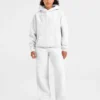 Klassieke, zachte oversized Joggingbroek met rechte pijpen