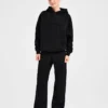 Klassieke, zachte oversized Joggingbroek met rechte pijpen